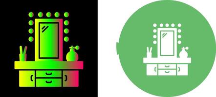 Dressing Table Icon Design vector