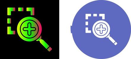 Zoom In Icon Design vector