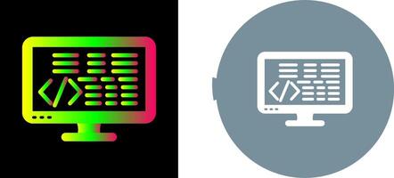 Coding Icon Design vector