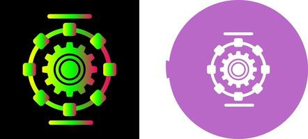 Automated Process Icon Design vector