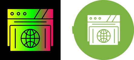 Browser Icon Design vector