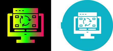 Update Icon Design vector