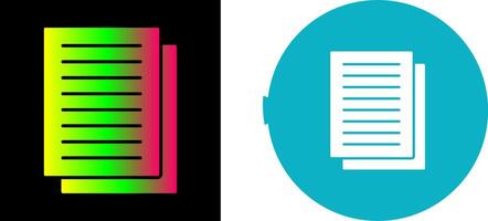 Document Icon Design vector