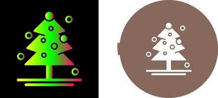 Christmas Tree Icon Design vector