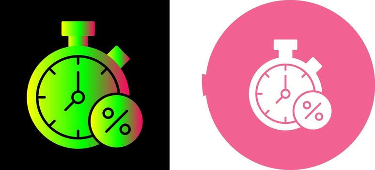 Temporizador icono diseño vector