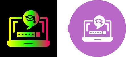 Digital Learning Icon Design vector