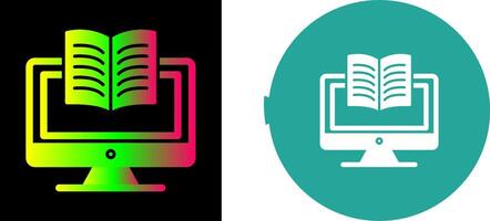 Digital Learning Icon Design vector