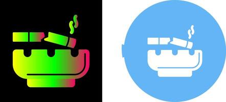 Broken Cigarette Icon Design vector
