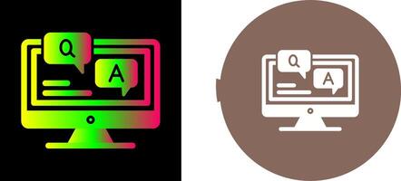Faq Icon Design vector