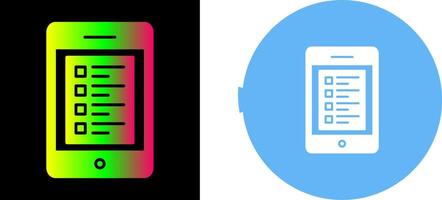 Online Test Icon Design vector
