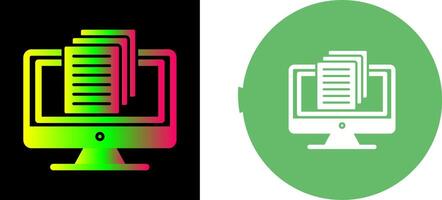 Document Icon Design vector