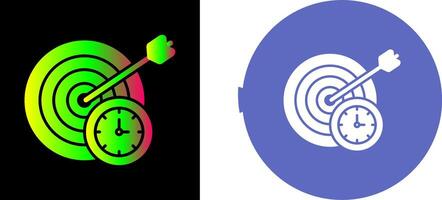 In Time Icon Design vector
