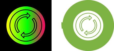 Loop Icon Design vector