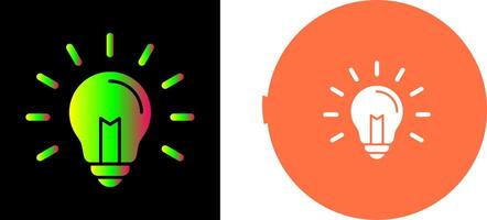 Light Bulb Icon Design vector