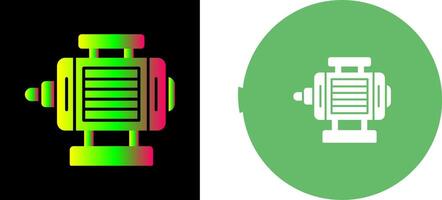 ELectric Motor Icon Design vector