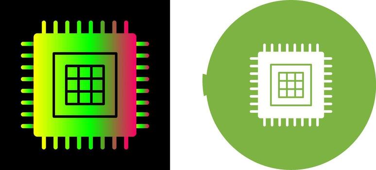 diseño de icono de procesador vector