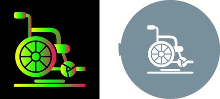 Wheel Chair Icon Design vector