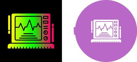 Ekg Monitor Icon Design vector