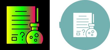 Hypothsis Icon Design vector