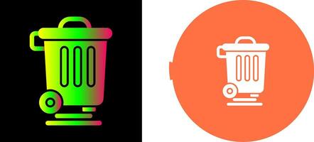 Dustbin Icon Design vector