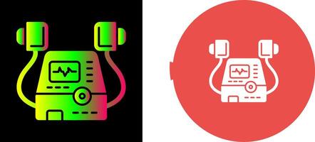 Defribillator Icon Design vector