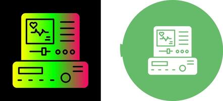 Electrocardiogram Icon Design vector