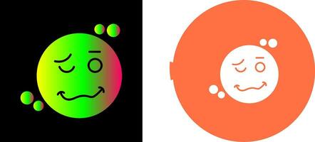 Drunk Icon Design vector