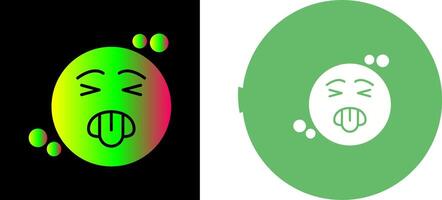 Disgusted Icon Design vector