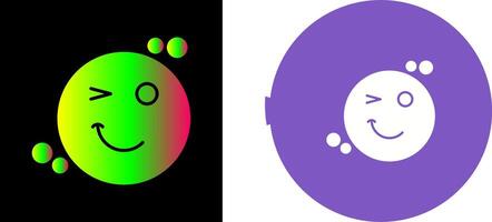 Wink Icon Design vector