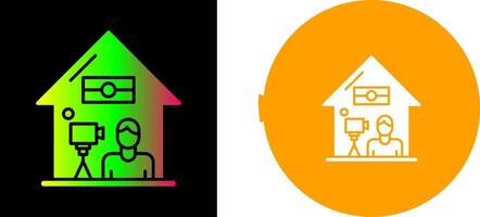 Lie Record Icon Design vector