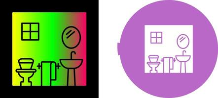 Bathroom Icon Design vector