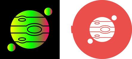 Jupiter Icon Design vector