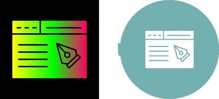 Web Page Icon Design vector