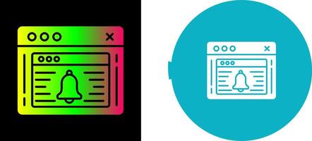 Notification Icon Design vector