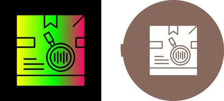 Tracking Code Icon Design vector