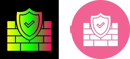 FireWall Icon Design vector