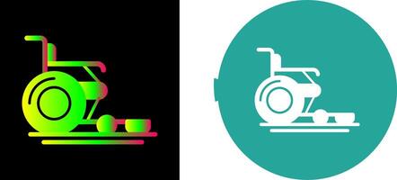 Wheel Chair Icon Design vector