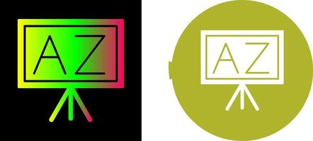 From A To Z Icon Design vector