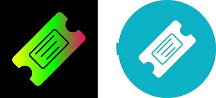 Ticket Icon Design vector