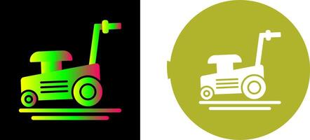 Lawn Mower Icon Design vector