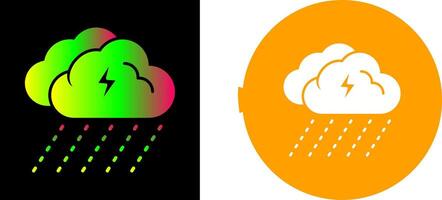 diseño de icono de día lluvioso vector