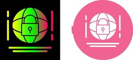 Internet Security Icon Design vector