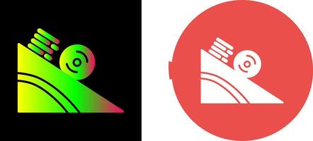 Rolling Icon Design vector