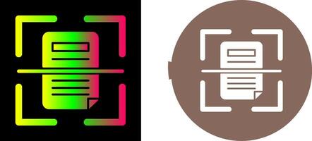 Scan Icon Design vector