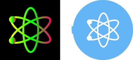Atom Icon Design vector