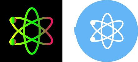 Atom Icon Design vector