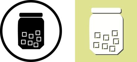 Sugar Bottle Icon Design vector