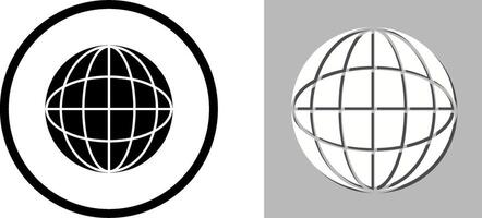 Globe Icon Design vector