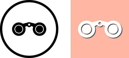 Binoculars Icon Design vector