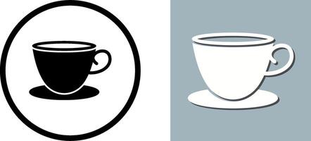 Tea Cup Icon Design vector